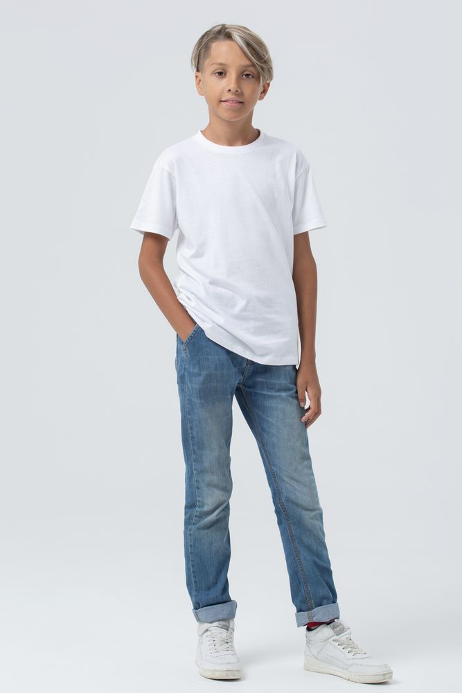картинка Футболка детская Regent Fit Kids, белая от магазина Одежда+
