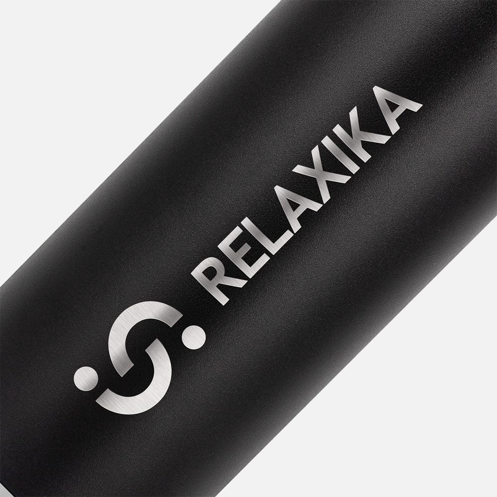 картинка Термос Relaxika 1200 со стикерпаком, черный от магазина Одежда+