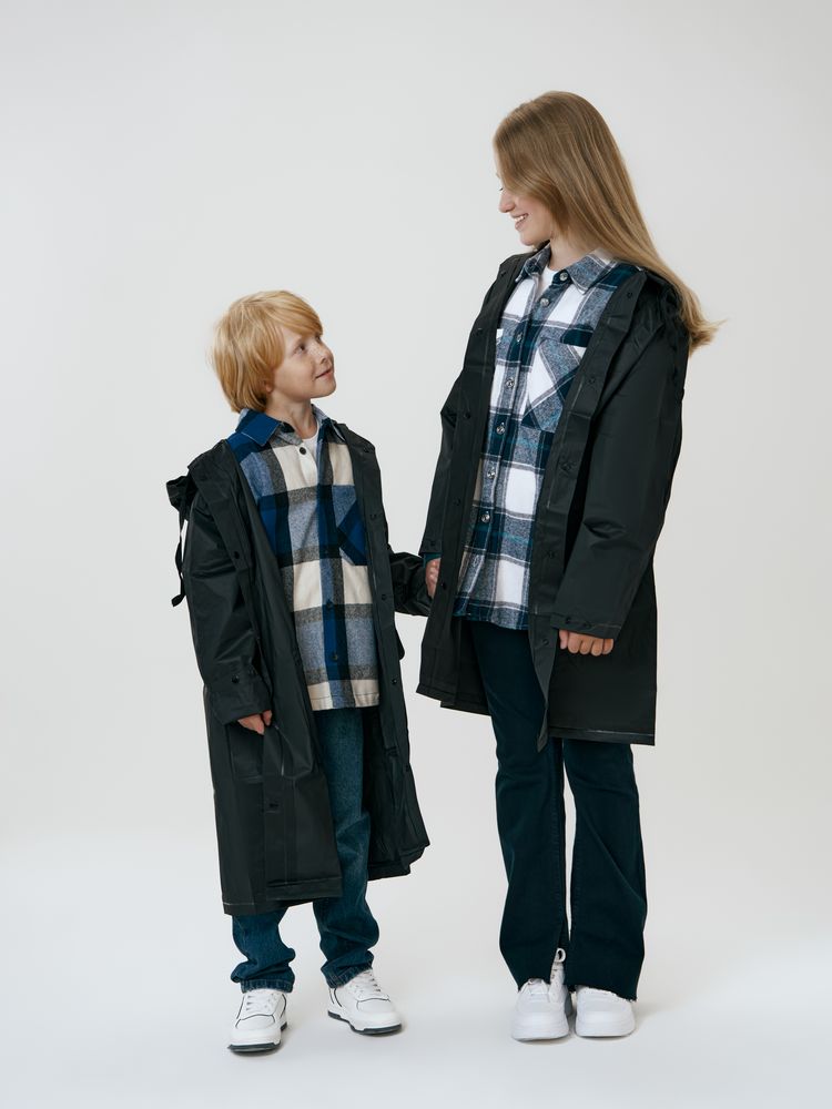картинка Дождевик детский RainDrop Kids, черный от магазина Одежда+