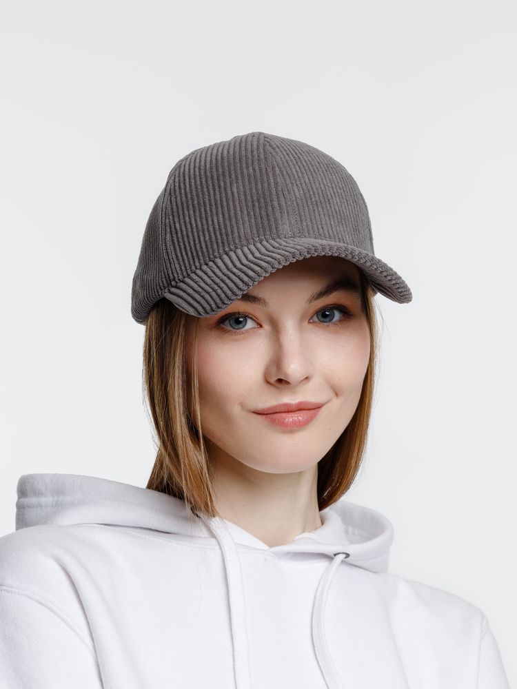 картинка Бейсболка Soft Core, серая от магазина Одежда+