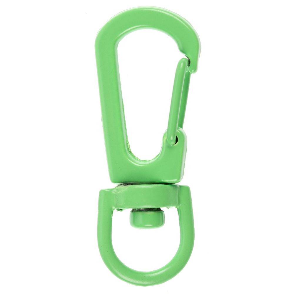 картинка Застежка-карабин Snap Hook, S, зеленый неон от магазина Одежда+
