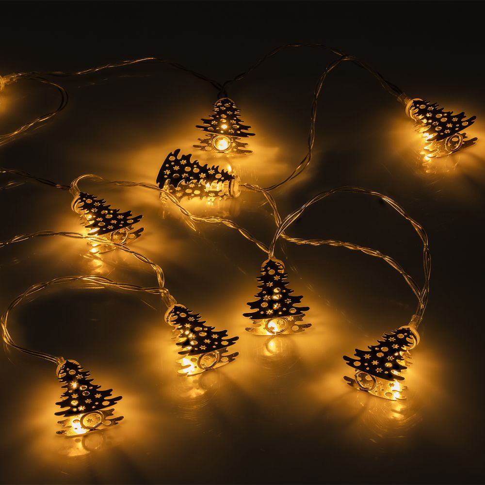 картинка Светодиодная гирлянда Golden Lights, золотистая от магазина Одежда+