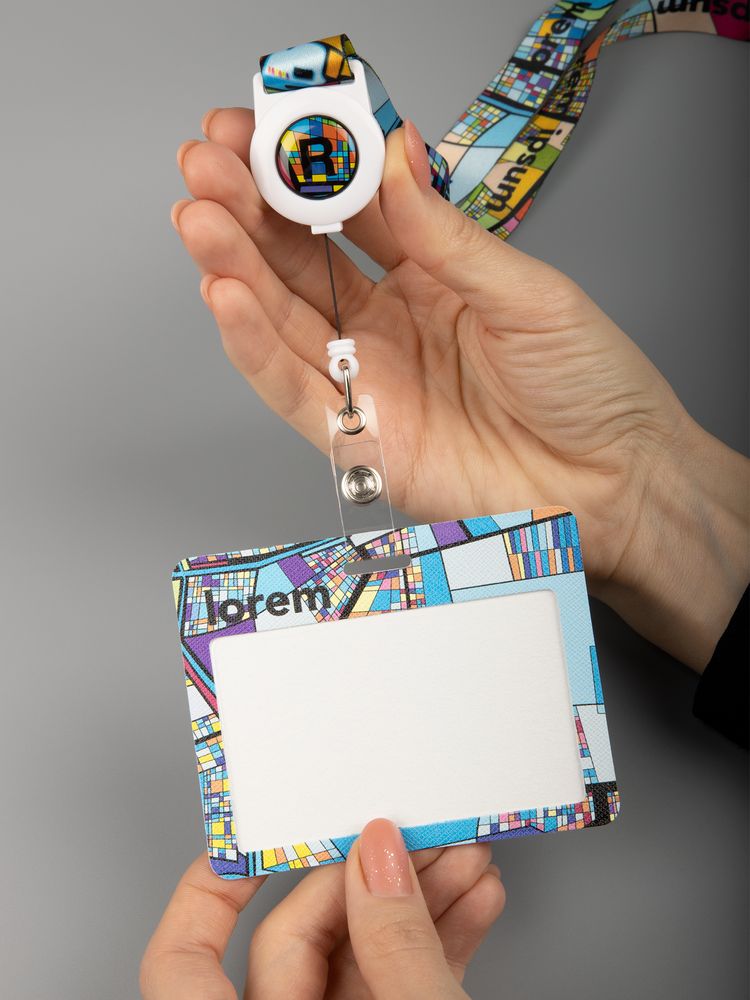 картинка Лента для бейджа с ретрактором TapePrint на заказ от магазина Одежда+