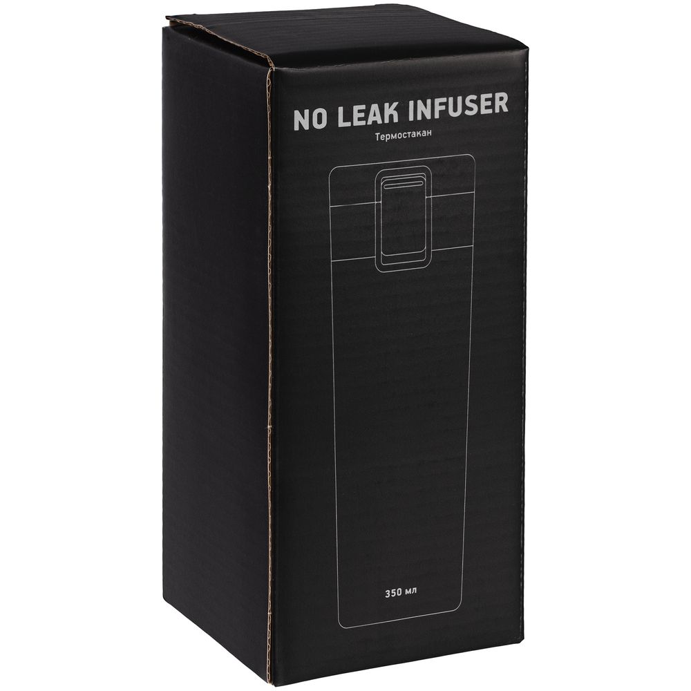 картинка Термостакан с ситечком No Leak Infuser, черный от магазина Одежда+