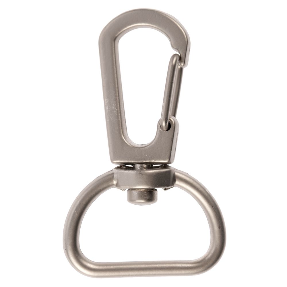 картинка Застежка-карабин Snap Hook, M, серебристая от магазина Одежда+