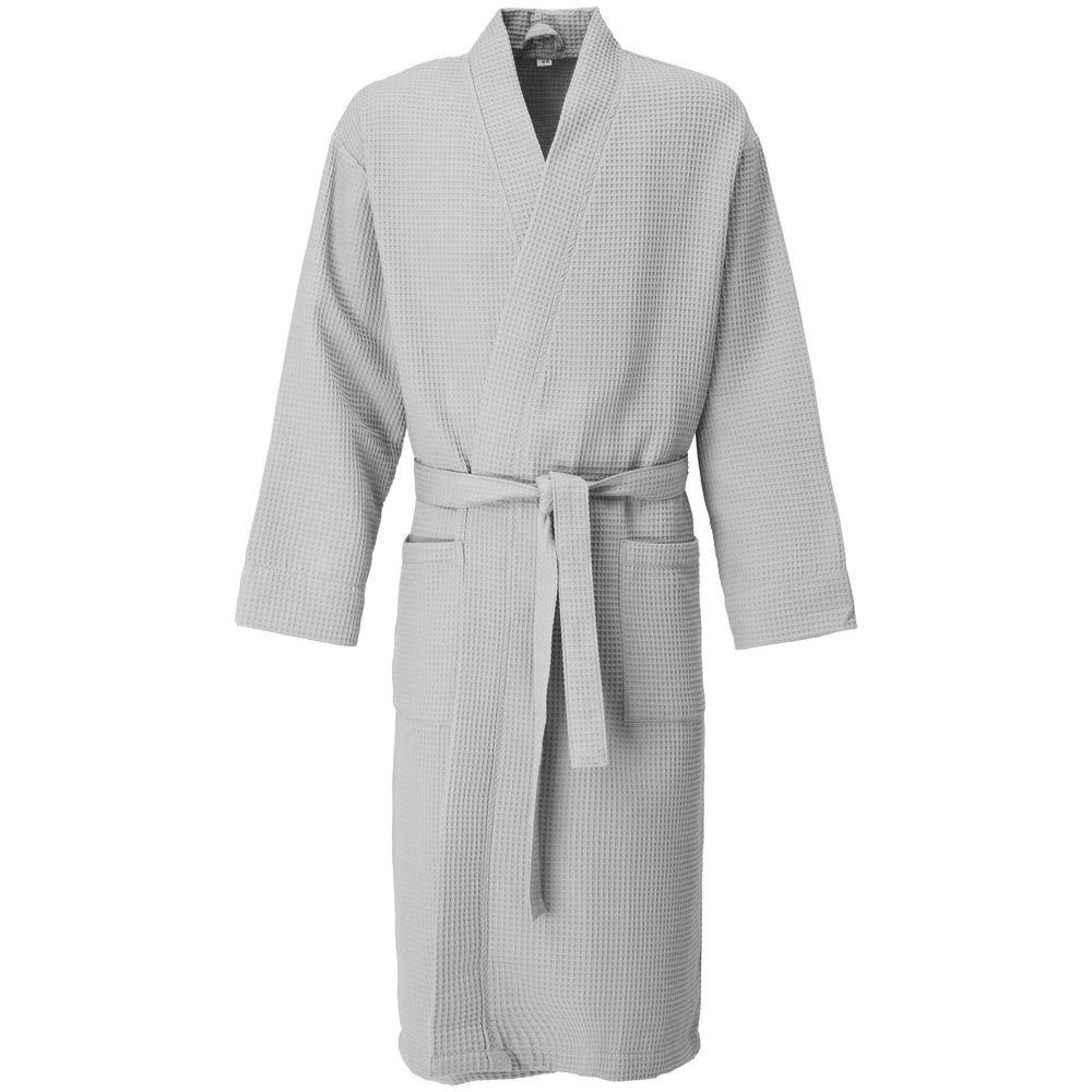 картинка Халат вафельный Kimono, светло-серый от магазина Одежда+